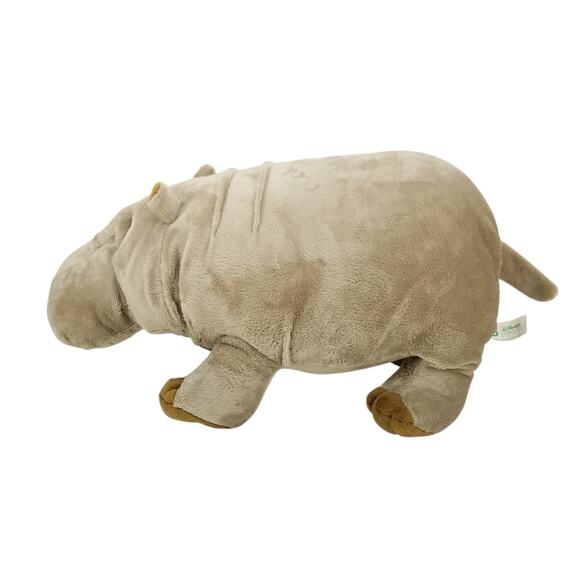 Disney Parks Conservation Hippopotamus Hippo Grey Plush Stuffed Animal Realistic - Picture 2 of 8